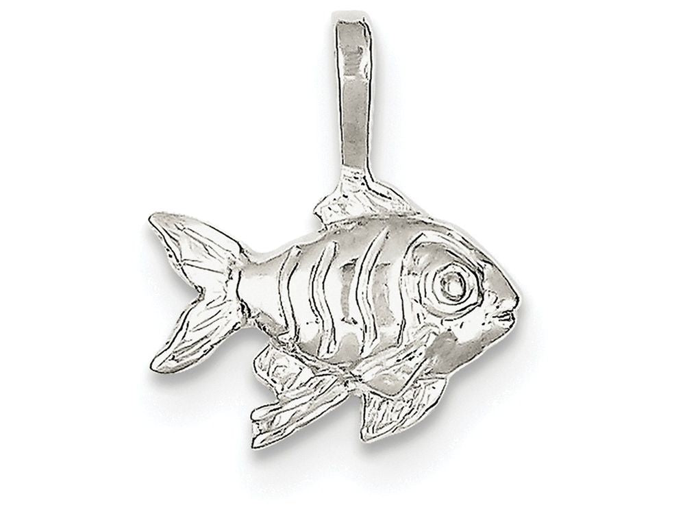 FJC Finejewelers Sterling Silver Fish Charm