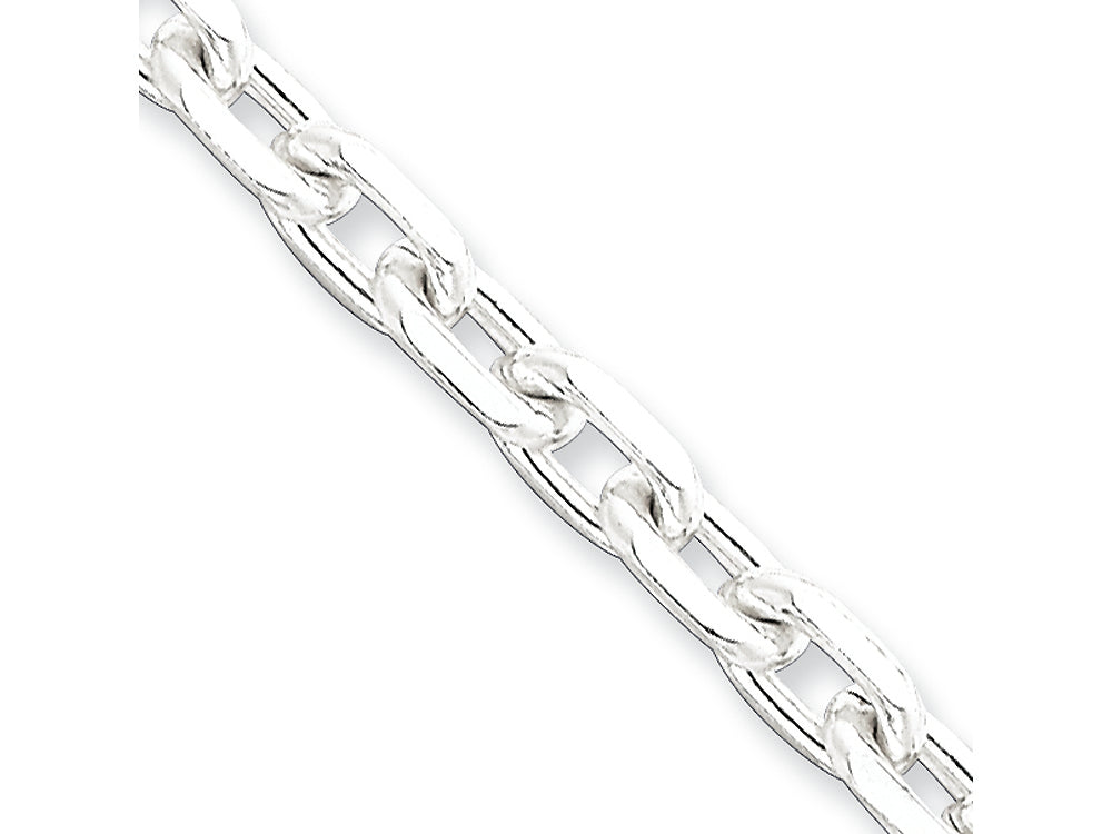 FJC Finejewelers 18 Inch Sterling Silver 4.90mm Oval Cable Chain Necklace
