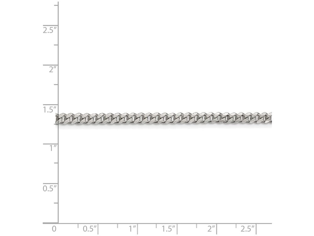 FJC Finejewelers 16 Inch Sterling Silver 3.5mm Curb Chain Necklace