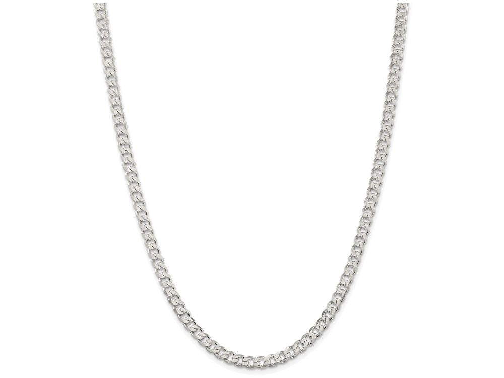 FJC Finejewelers 16 Inch Sterling Silver 4.25mm Curb Chain Necklace