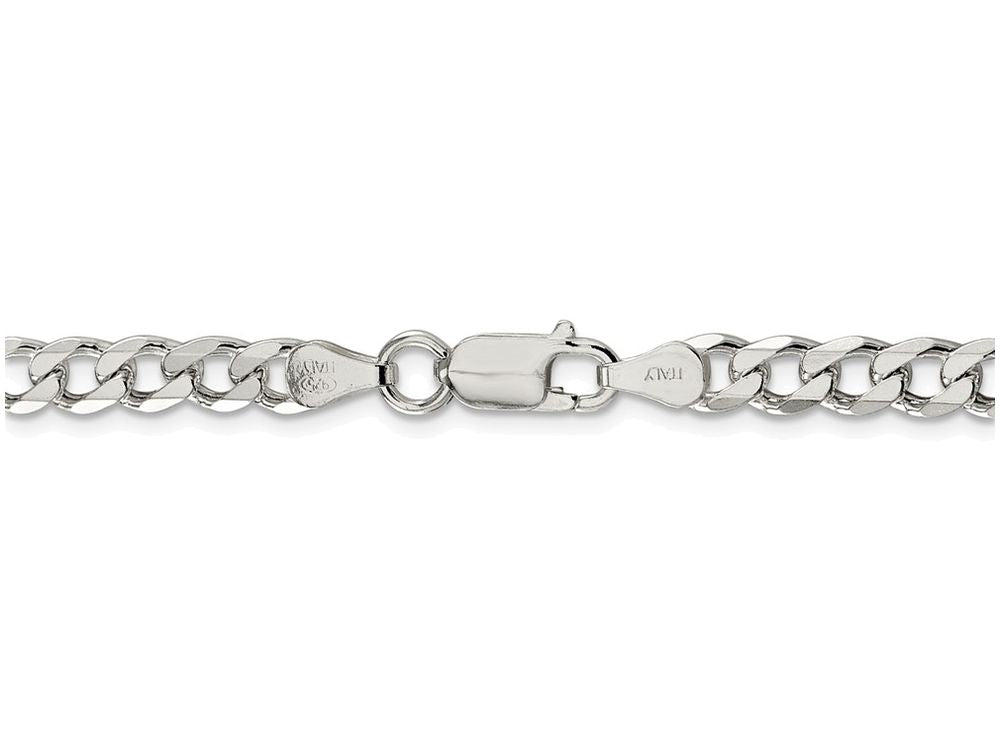 FJC Finejewelers 16 Inch Sterling Silver 6mm Curb Chain Necklace