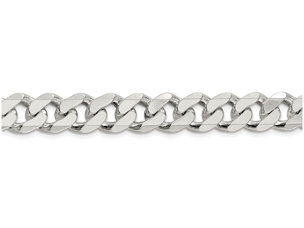 FJC Finejewelers 18 Inch Sterling Silver 11mm Curb Chain Necklace
