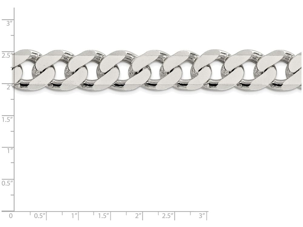 FJC Finejewelers 20 Inch Sterling Silver 16.2mm Curb Chain Necklace
