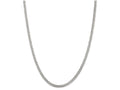 FJC Finejewelers 16 Inch Sterling Silver 4mm Pave Curb Chain Necklace