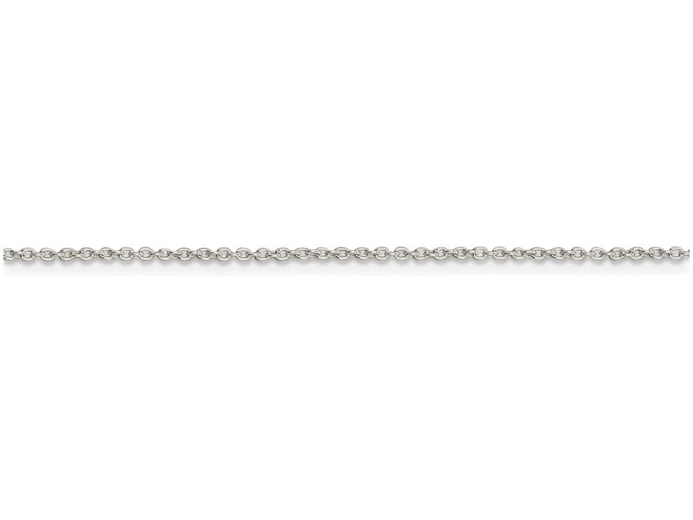 FJC Finejewelers 10 Inch Sterling Silver 1.25mm Cable Chain Ankle Bracelet