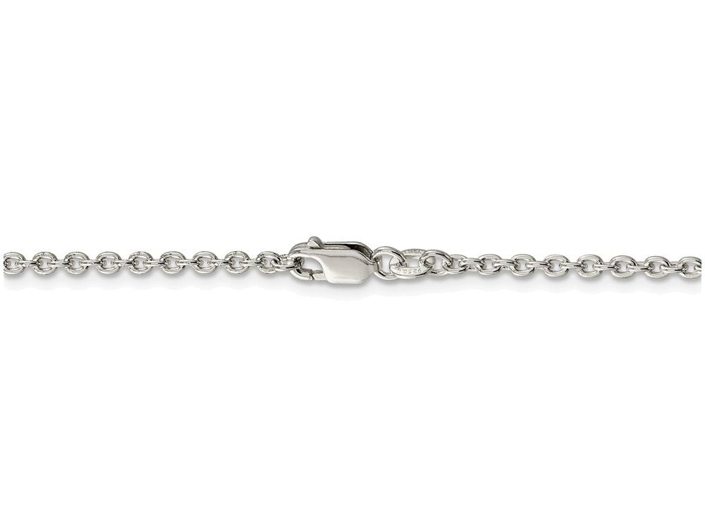 FJC Finejewelers 16 Inch Sterling Silver 2.25mm Cable Chain Necklace