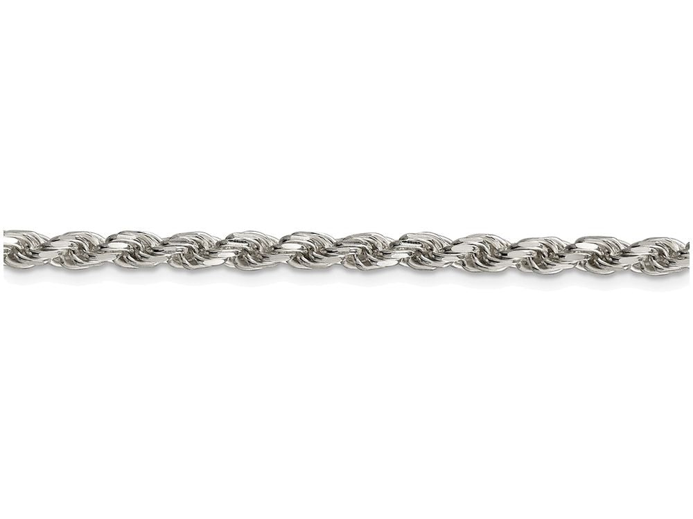 FJC Finejewelers 16 Inch Sterling Silver 3.5mm bright-cut Rope Chain Necklace