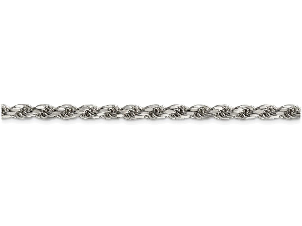 FJC Finejewelers 16 Inch Sterling Silver 4.75mm bright-cut Rope Chain Necklace