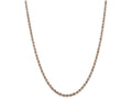 FJC Finejewelers 18 Inch Sterling Silver 2.5mm Rose Rope Chain Necklace