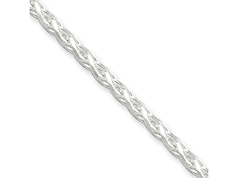 FJC Finejewelers 16 Inch Sterling Silver 2.5mm bright-cut Spiga Chain Necklace