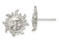 FJC Finejewelers Sterling Silver Sun Mini Earrings