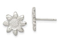 FJC Finejewelers Sterling Silver Flower Mini Earrings