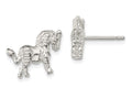 FJC Finejewelers Sterling Silver Unicorn Mini Earrings
