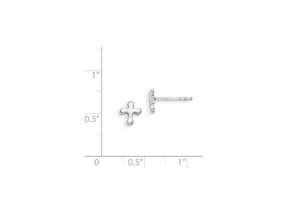 FJC Finejewelers Sterling Silver Cross Earrings