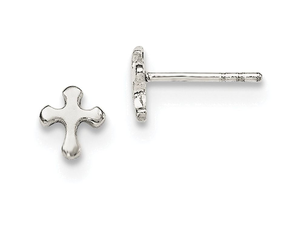 FJC Finejewelers Sterling Silver Cross Earrings