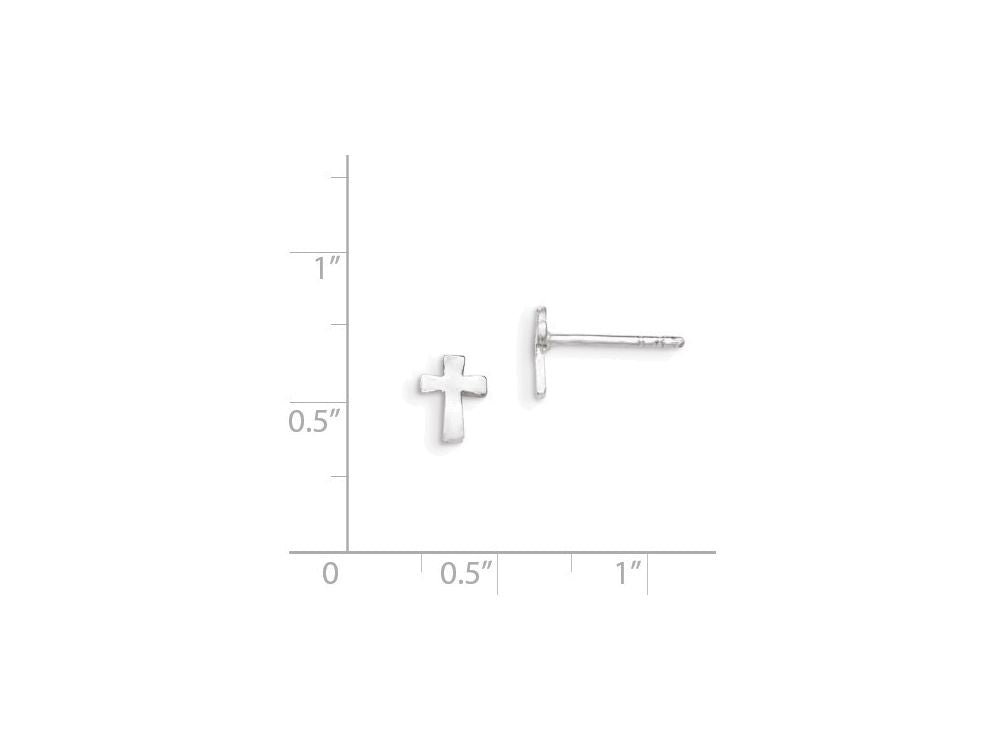 FJC Finejewelers Sterling Silver Cross Earrings