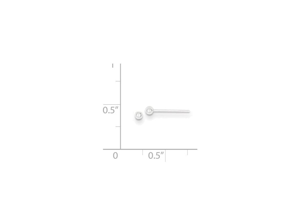 FJC Finejewelers Sterling Silver Polished 2mm Ball Earrings