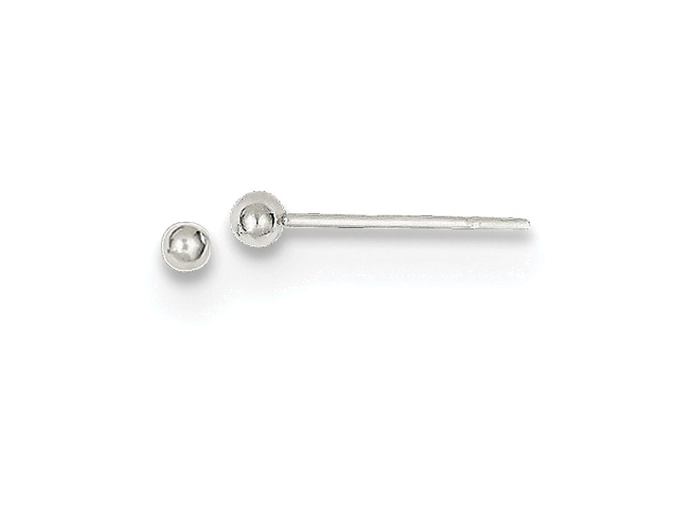 FJC Finejewelers Sterling Silver Polished 2mm Ball Earrings