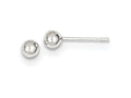 FJC Finejewelers Sterling Silver 4mm Ball Earrings