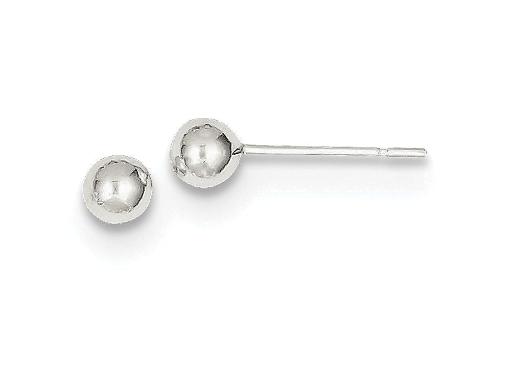 FJC Finejewelers Sterling Silver 4mm Ball Earrings