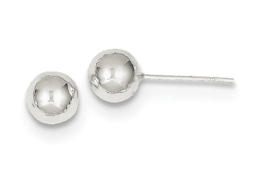 FJC Finejewelers Sterling Silver Polished 6mm Ball Earrings