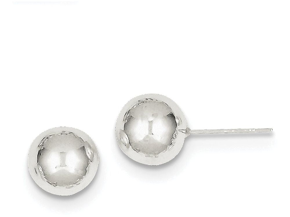 FJC Finejewelers Sterling Silver Polished 9mm Ball Earrings