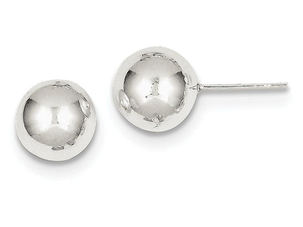 FJC Finejewelers Sterling Silver Polished 10mm Ball Earrings