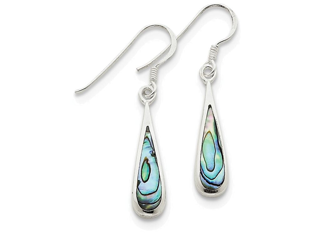 FJC Finejewelers Sterling Silver Abalone Dangle Earrings