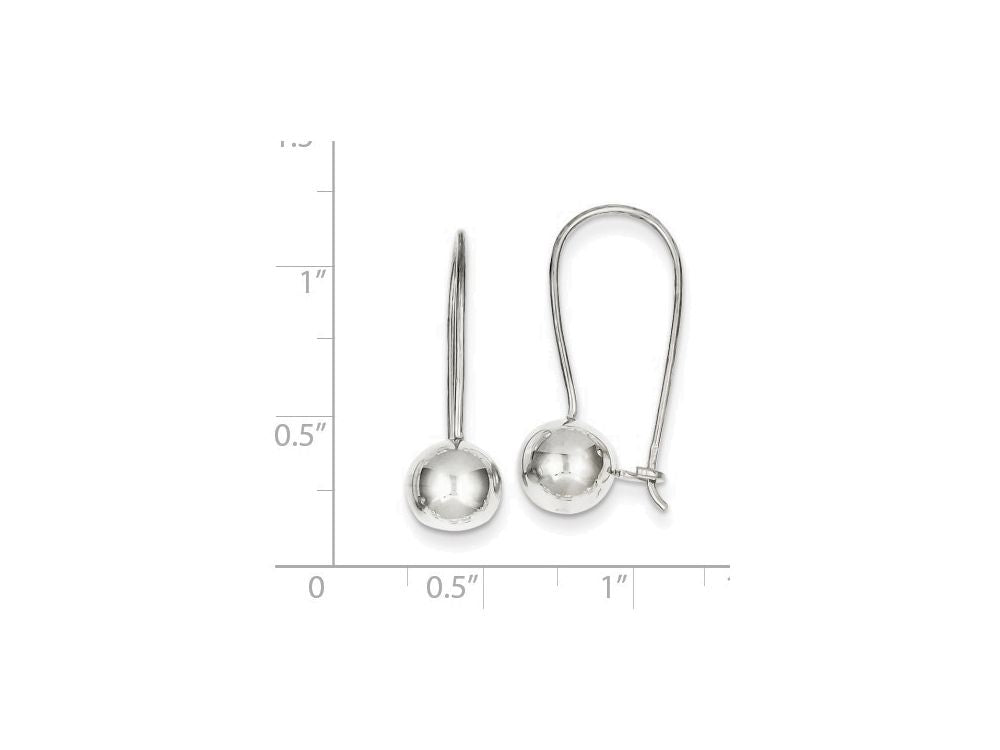 FJC Finejewelers Sterling Silver 8mm Ball Earrings