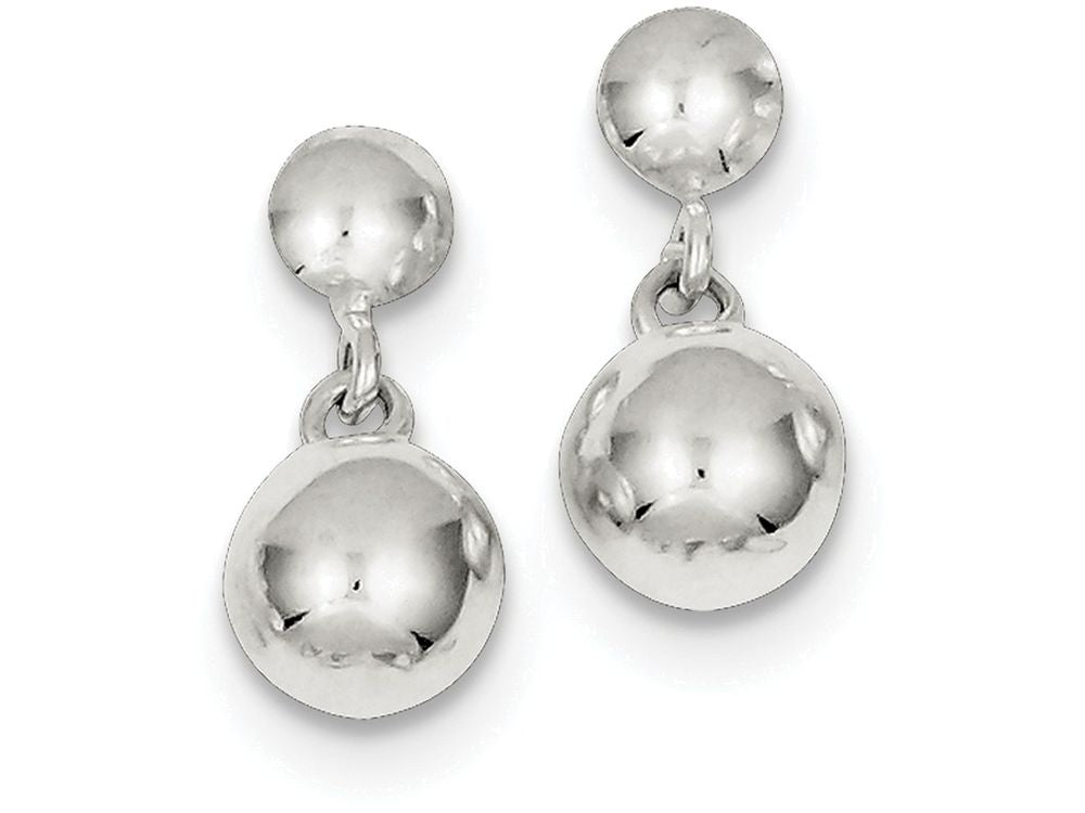 FJC Finejewelers Sterling Silver 8mm Dangle Ball Earrings