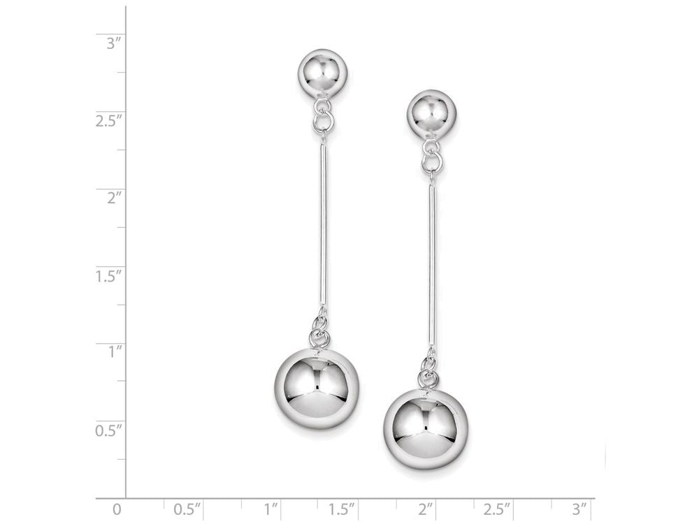 FJC Finejewelers Sterling Silver 14mm Ball Earrings