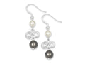 FJC Finejewelers Sterling Silver Freshwater Cultured Pearl Infinity Earrings
