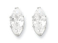 FJC Finejewelers Sterling Silver 10x5 Marquise Stud Earrings