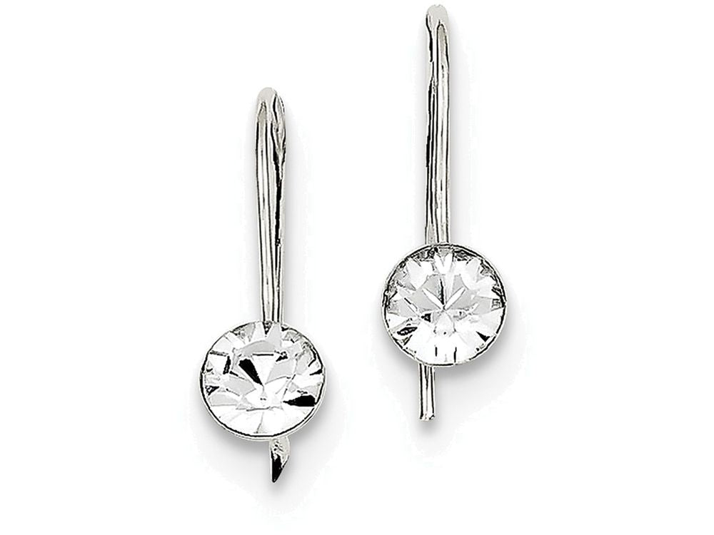 FJC Finejewelers Sterling Silver Stellux Crystal French Wire Earrings