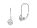 FJC Finejewelers Sterling Silver Cubic Zirconia Leverback Earrings