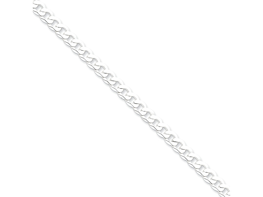 FJC Finejewelers 16 Inch Sterling Silver Flat Close Link Curb Chain Necklace
