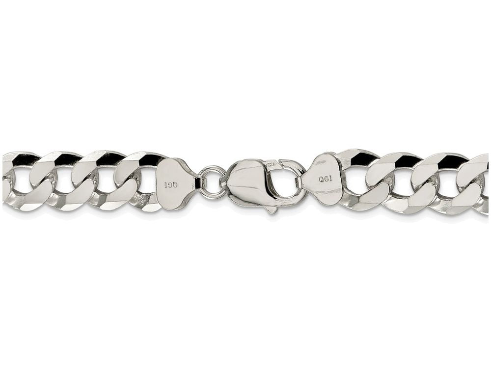 FJC Finejewelers 20 Inch Sterling Silver Flat Close Link Curb Chain Necklace