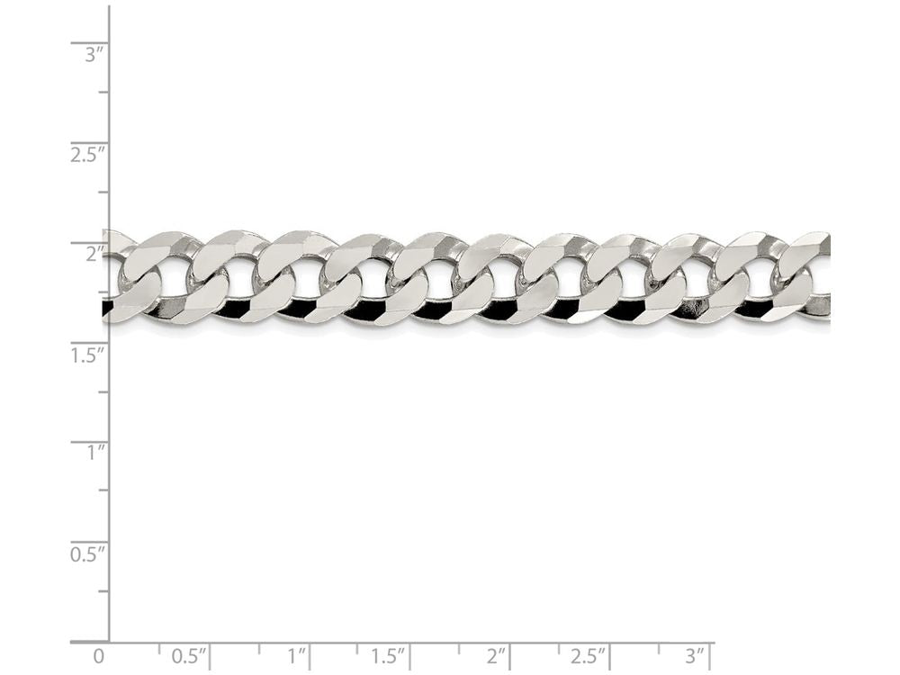 FJC Finejewelers 20 Inch Sterling Silver Flat Close Link Curb Chain Necklace