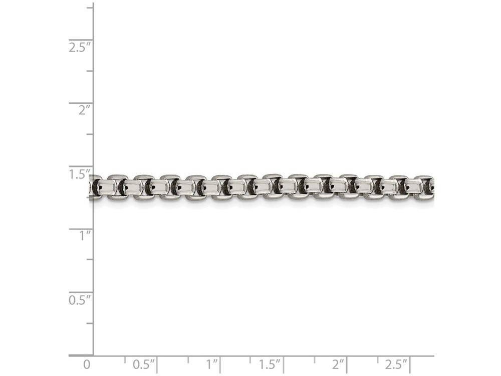 FJC Finejewelers 18 Inch Sterling Silver 5.20mm Round Box Chain Necklace