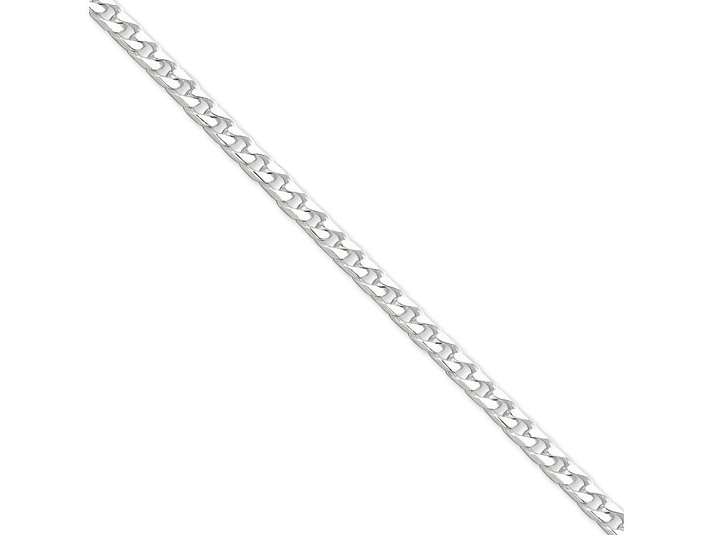 FJC Finejewelers Sterling Silver Polished 4.6mm Curb Chain Necklace