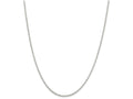 FJC Finejewelers Sterling Silver 2mm Long Link Rolo Chain Necklace