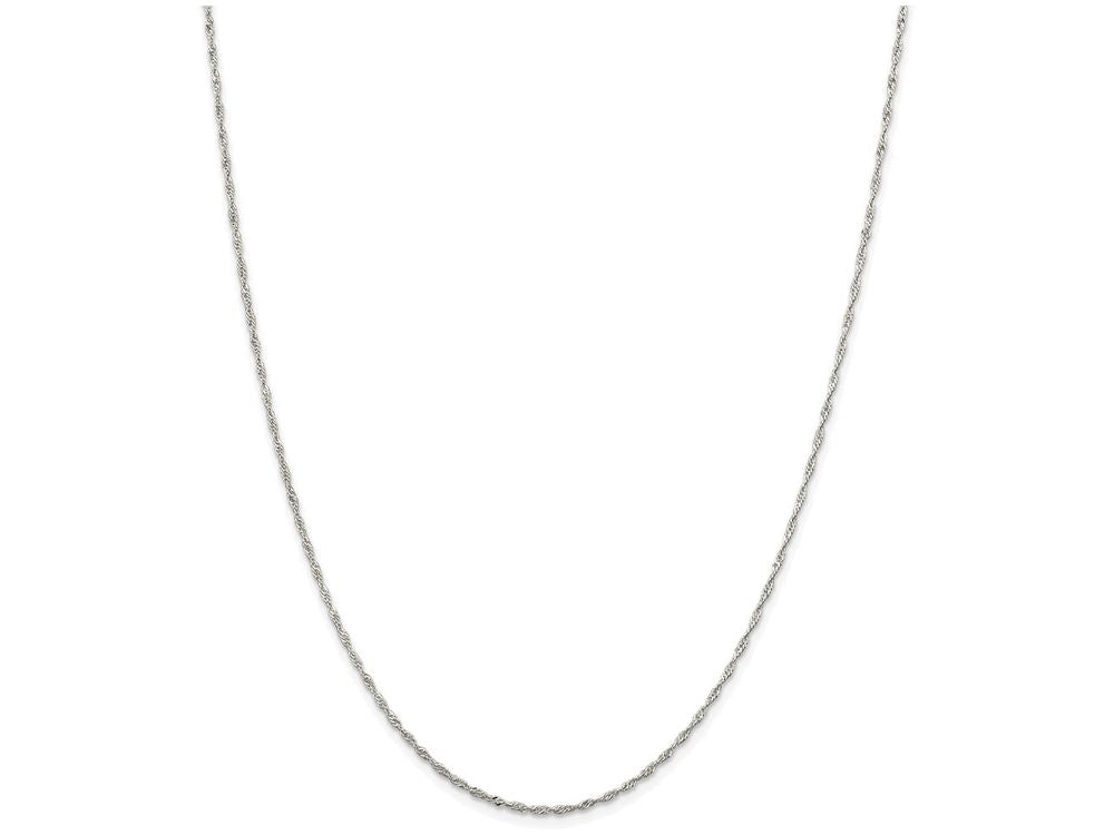 FJC Finejewelers 16 Inch Sterling Silver 1.40mm Singapore Chain Necklace