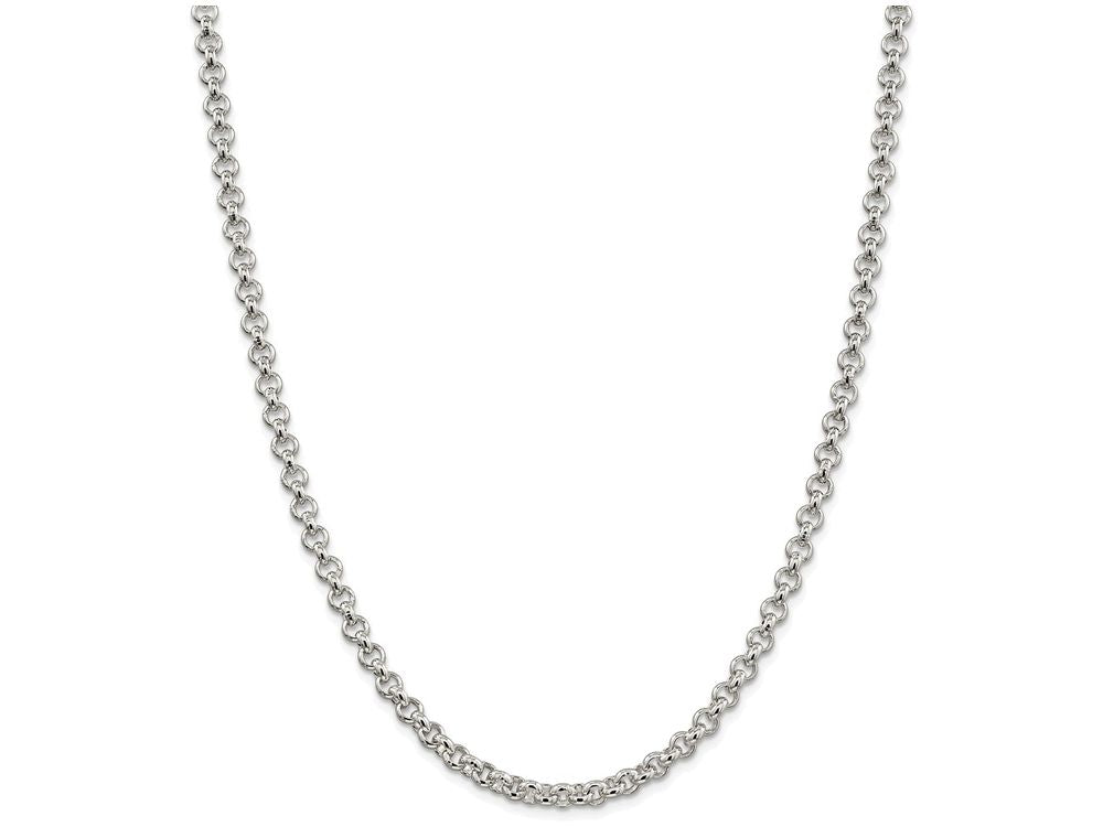 FJC Finejewelers 16 Inch Sterling Silver 5mm Rolo Chain Necklace
