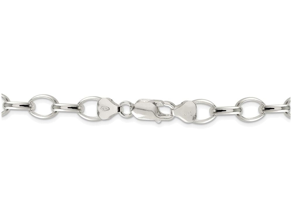 FJC Finejewelers 16 Inch Sterling Silver 8mm Rolo Chain Necklace