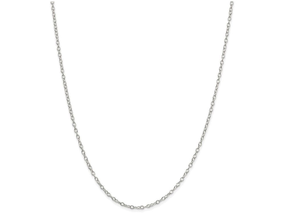 FJC Finejewelers 16 Inch Sterling Silver 2.25mm Oval Cable Chain Necklace