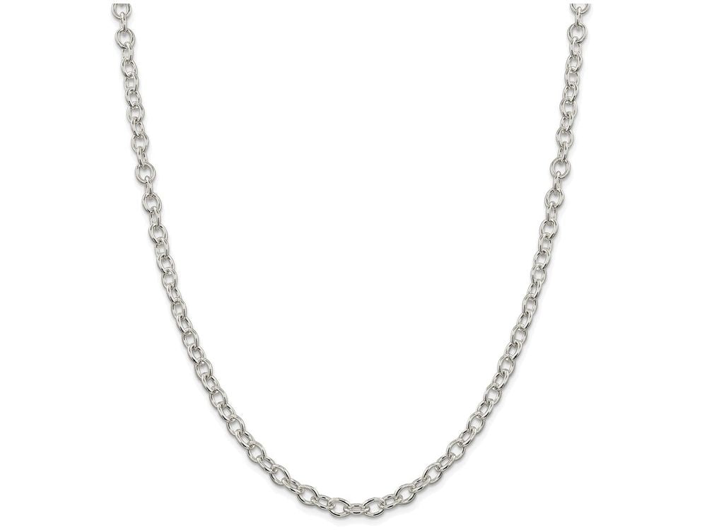 FJC Finejewelers 16 Inch Sterling Silver 5.75mm Oval Cable Chain Necklace