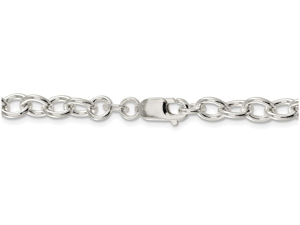 FJC Finejewelers 16 Inch Sterling Silver 6.8mm Oval Cable Chain Necklace