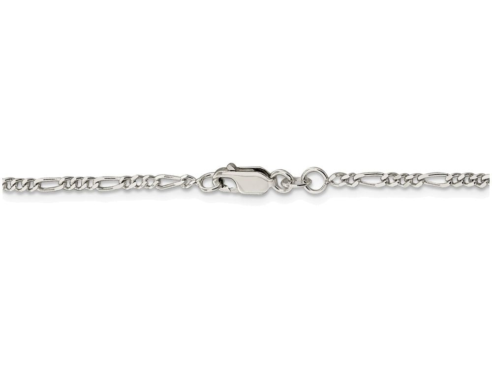 FJC Finejewelers 10 Inch Sterling Silver 2.25mm Figaro Chain Ankle Bracelet
