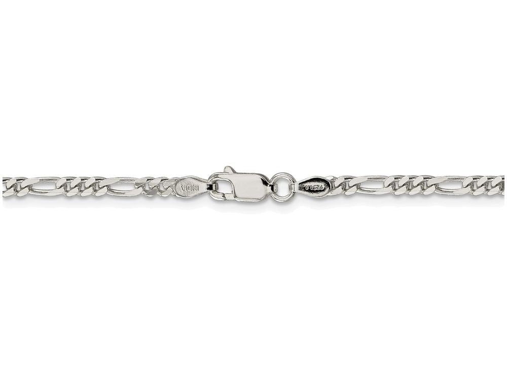 FJC Finejewelers 10 Inch Sterling Silver 3mm Figaro Chain Ankle Bracelet