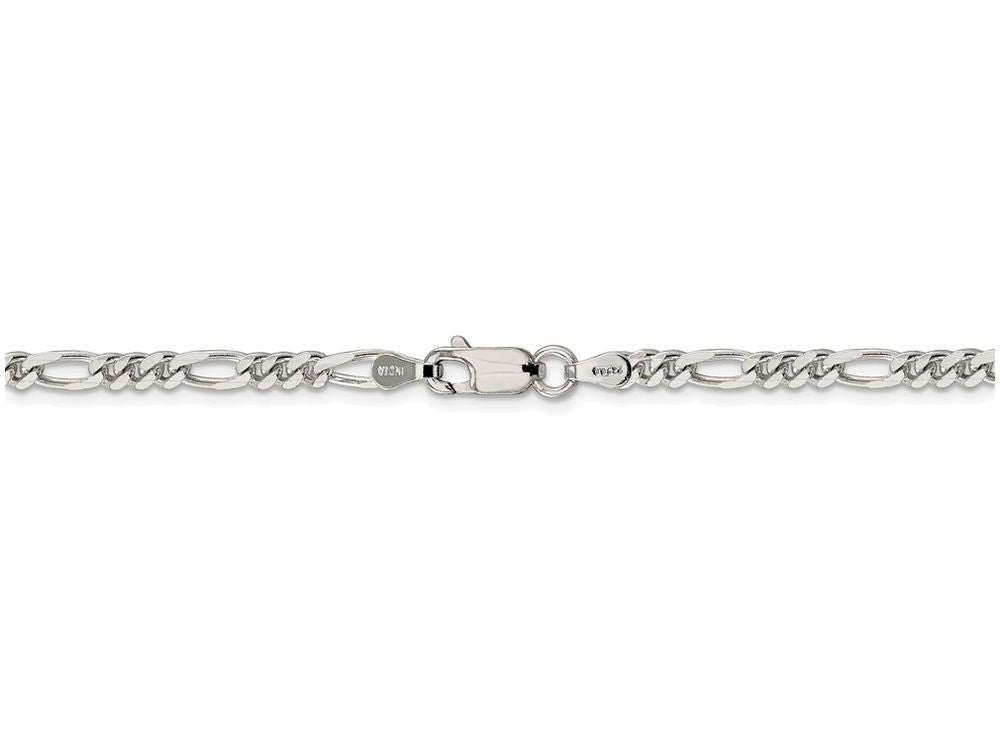 FJC Finejewelers 18 Inch Sterling Silver 4mm Figaro Chain Necklace